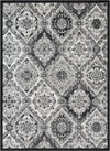 Surya Seville SEV-2322 Black Medium Gray White Area Rug Mirror main image