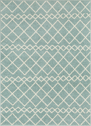 Surya Seville SEV-2330 Aqua White Area Rug Mirror main image