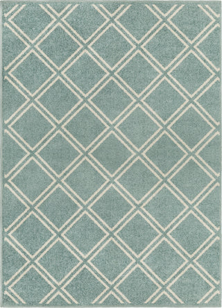 Surya Seville SEV-2332 Aqua White Area Rug Mirror main image