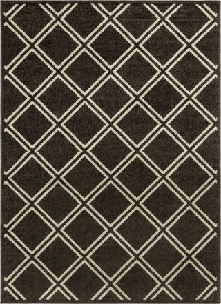 Surya Seville SEV-2335 Black White Area Rug Mirror main image