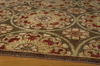 Momeni Seville SV-01 Brown Area Rug Closeup