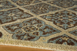 Momeni Seville SV-04 Blue Area Rug Corner Shot