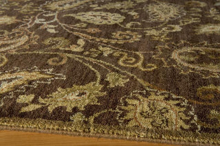 Momeni Seville SV-06 Brown Area Rug Corner Shot