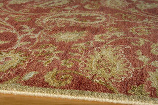 Momeni Seville SV-06 Red Area Rug Corner Shot