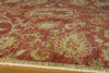 Momeni Seville SV-06 Red Area Rug Closeup
