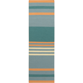 Surya Sheffield Market SFM-8002 Teal Area Rug by angelo:HOME 2'6'' x 8' Runner