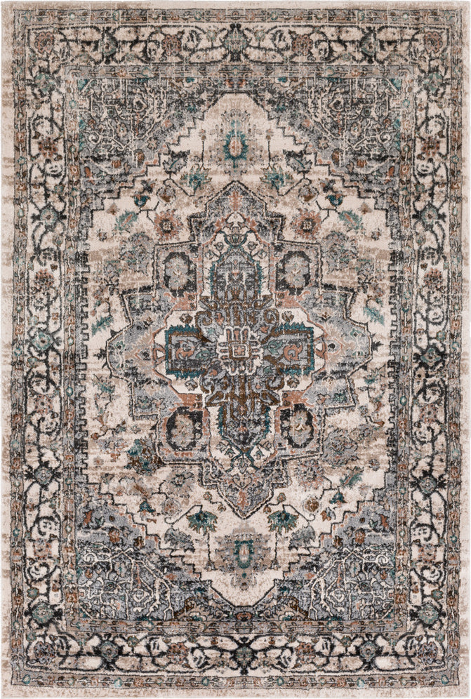 Surya Soft Touch SFT-2302 Camel Medium Gray Black White Taupe Teal Dark Brown Area Rug Mirror main image