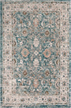 Surya Soft Touch SFT-2305 Teal White Camel Taupe Medium Gray Black Dark Brown Area Rug Mirror main image