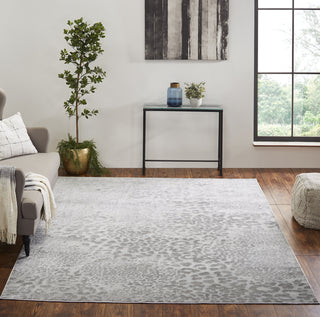 N Natori Serengeti SG-626 Grey Leopard Area Rug