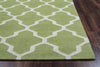 Rizzy Swing SG2100 Green Area Rug Edge Shot