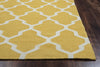 Rizzy Swing SG2417 Yellow/Gold Area Rug Edge Shot