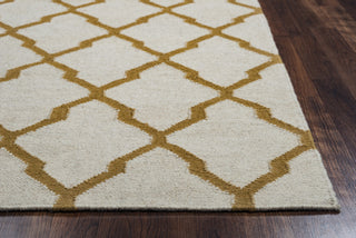 Rizzy Swing SG2961 Light Tan Area Rug Edge Shot