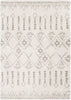 Surya Serengeti Shag SGT-2314 Taupe Khaki White Dark Brown Area Rug main image