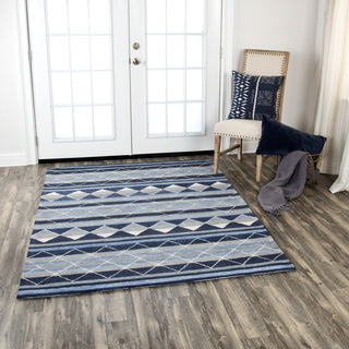 Rizzy Arden Loft-Sandhurst SH191B Blue Area Rug  Feature