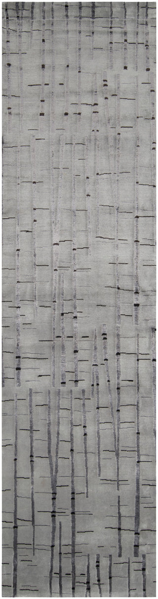 Surya Shibui SH-7404 Gray Area Rug by Julie Cohn 2'6'' x 10' Runner