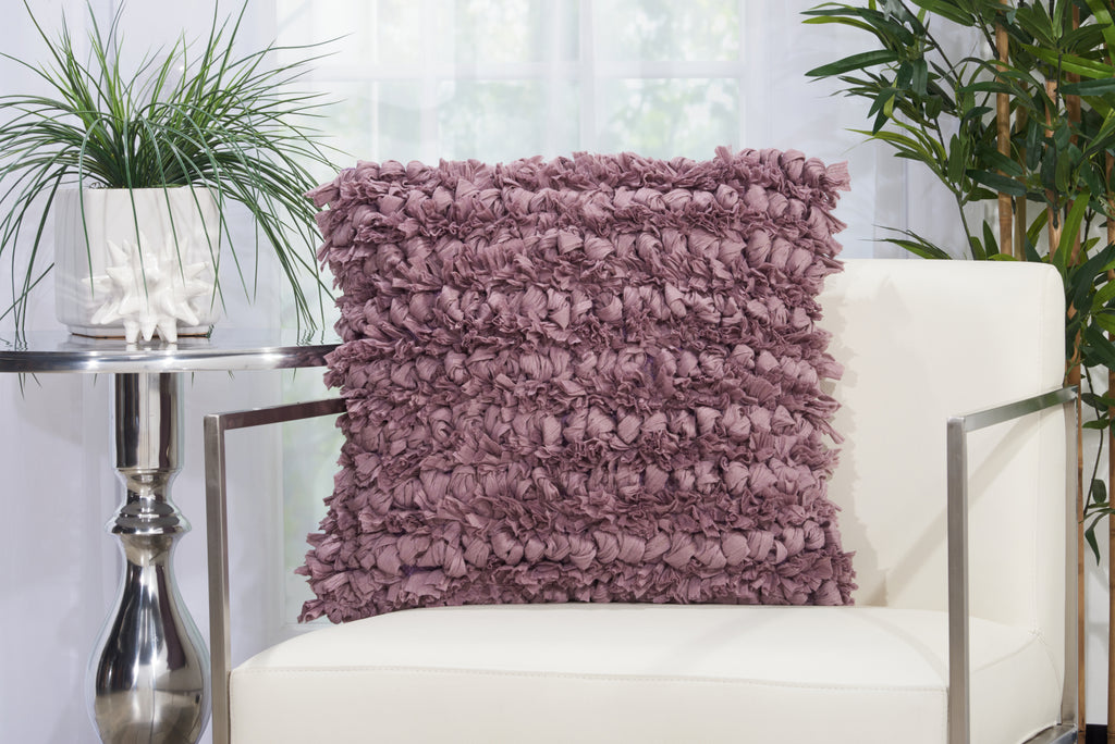 Nourison Shag PAPER LOOP Lavender by Mina Victory  Feature