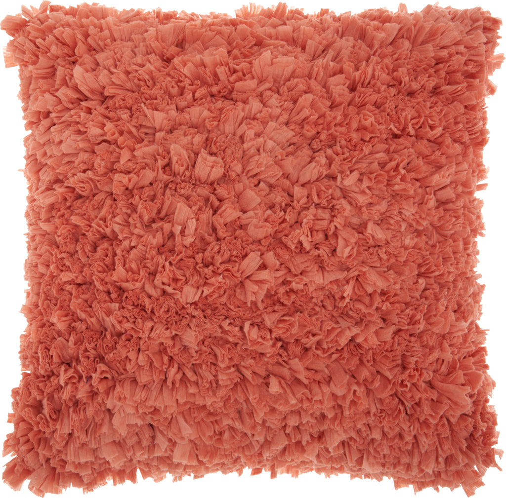 Nourison Shag CHINDI SHORT CUT Deep Coral by Mina Victory main image