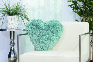 Nourison Shag FRAME HEART Celadon by Mina Victory  Feature