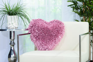 Nourison Shag FRAME HEART Rose by Mina Victory  Feature