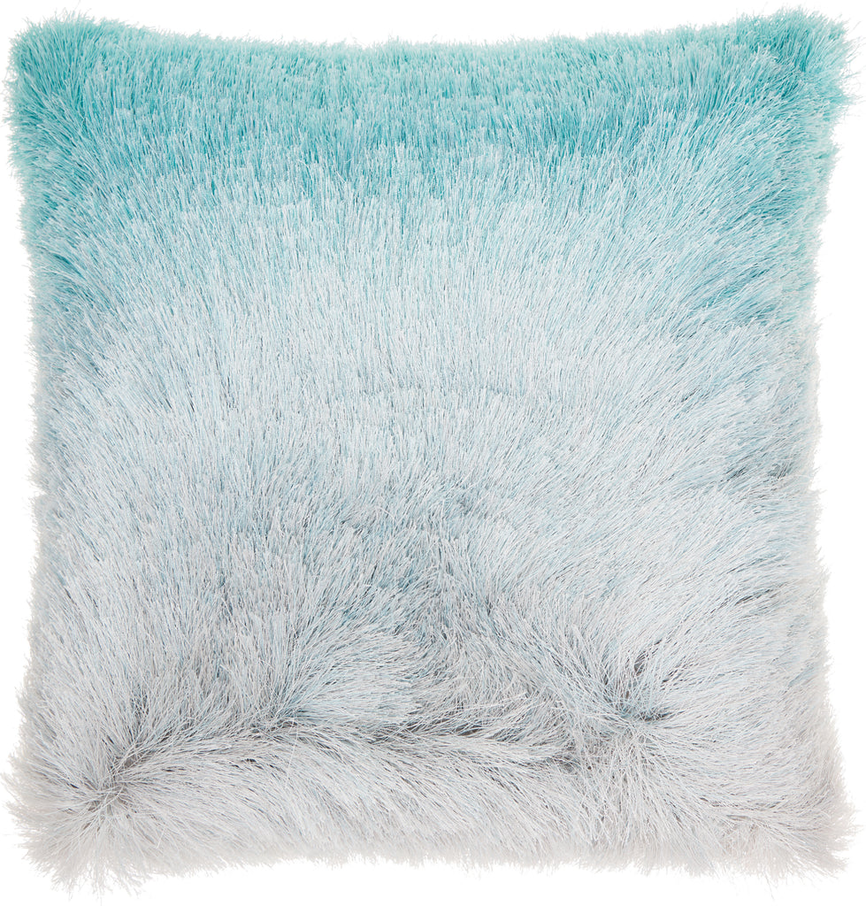 Nourison Shag ILLUSION Turquoise Silver by Mina Victory main image