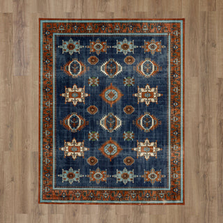 Karastan Kaleidoscope Shamkir Navy Area Rug Main Image