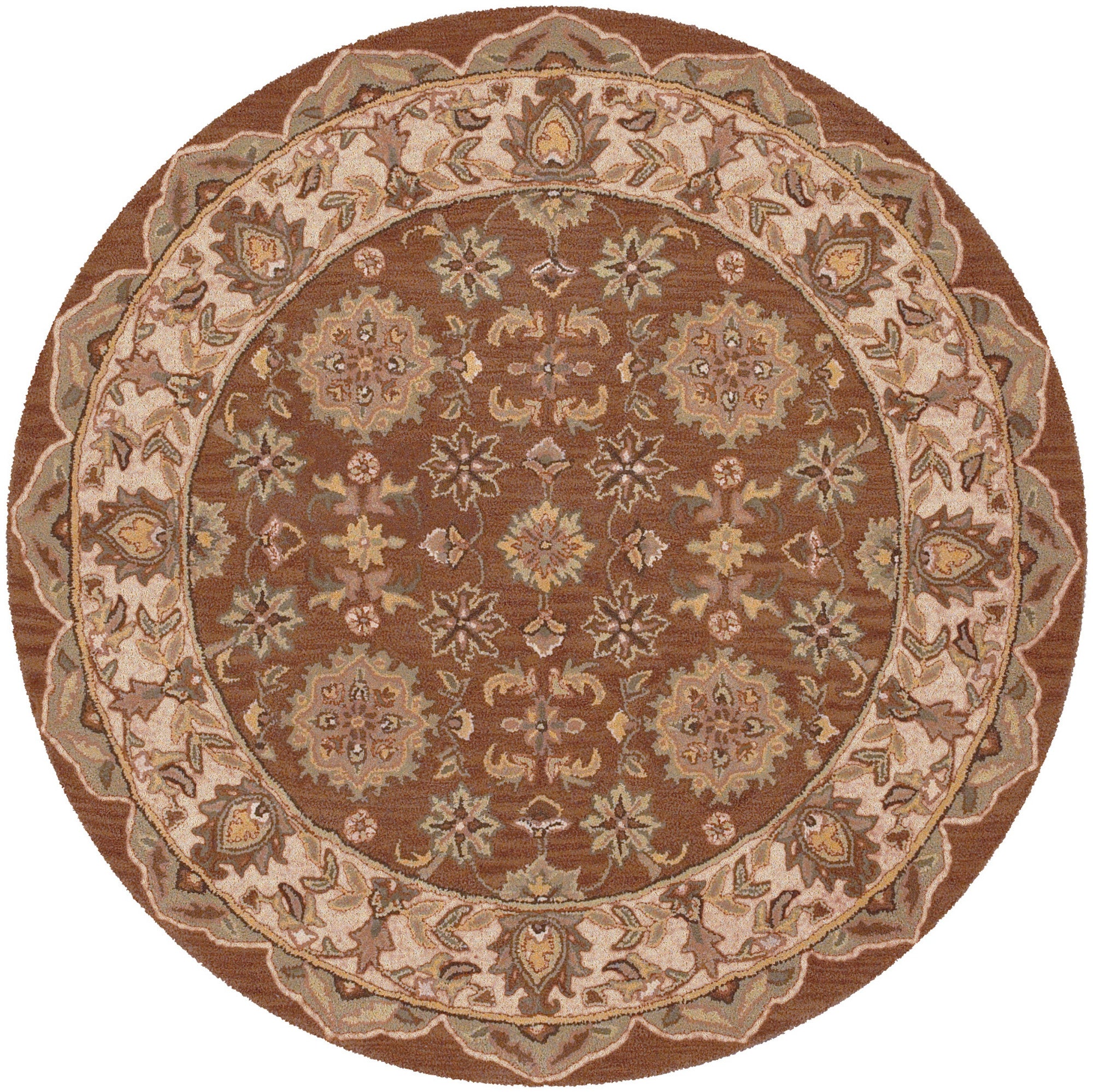LR Resources Shapes 10563 Coffee/Ivory Area Rug