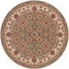 LR Resources Shapes 10564 Green/Ivory Hand Woven Area Rug 7'9'' Round