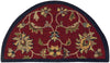 LR Resources Shapes 10582 Red/Navy Area Rug