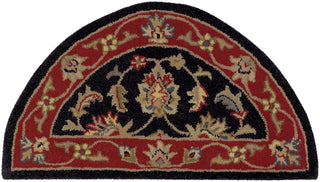 LR Home Shapes 10583 Black/Red Area Rug