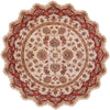 LR Resources Shapes 10757 Ivory/Red Area Rug