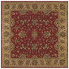 LR Home Shapes 5R107 Red/Gold Area Rug