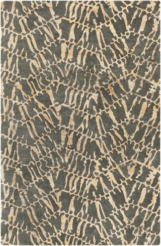 Surya Shibori SHB-8002 Charcoal Area Rug 5' x 8'