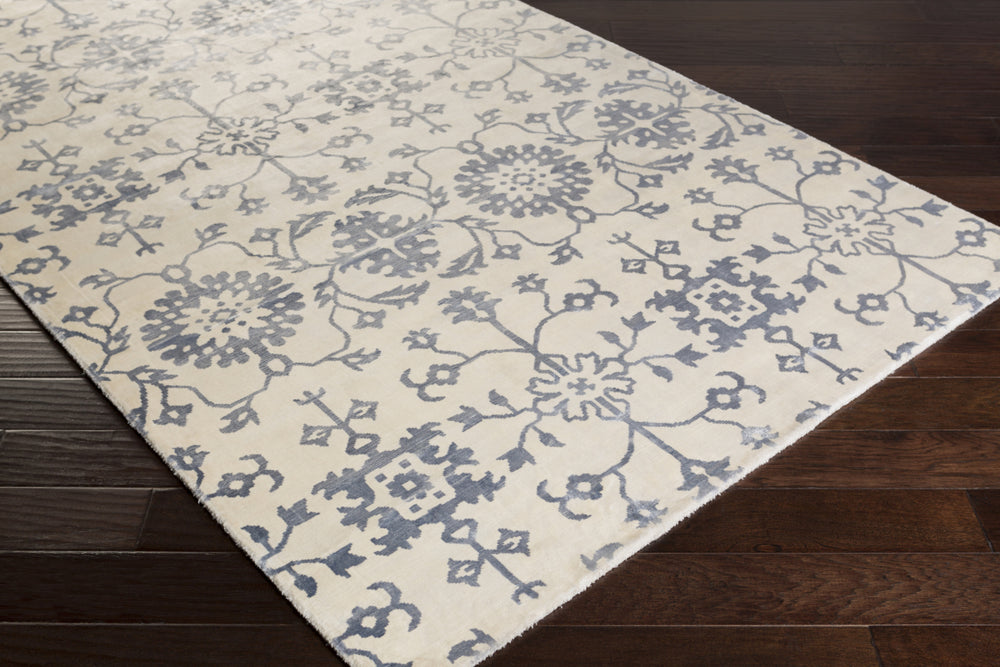 Surya Shibori SHB-8009 Area Rug 5x8 Corner Feature