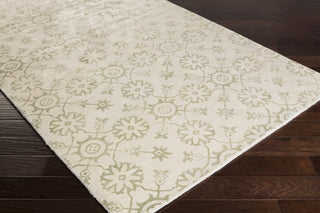 Surya Shibori SHB-8010 Cream Area Rug 5x8 Corner