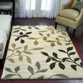 Orian Rugs Sherwood Melrose Ivory Area Rug Room Scene Feature