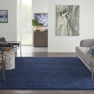 Nourison Shangri-La SHI01 Navy Area Rug