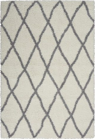 Nourison Shangri-La SHI02 Ivory/Light Grey Area Rug