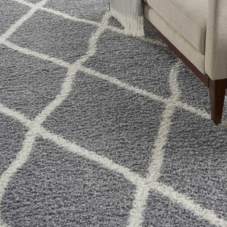 Nourison Shangri-La SHI02 Light Grey/Ivory Area Rug