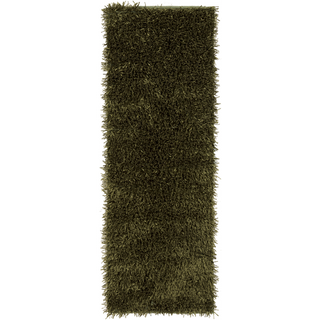 Surya Shimmer SHI-5005 Olive Area Rug 2'6'' x 8' Runner