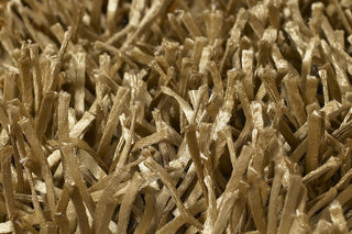 Surya Shimmer SHI-5008 Gold Shag Weave Area Rug Sample Swatch