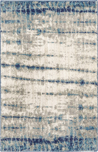 Karastan Expressions Shibori Stripe Indigo Area Rug by Scott Living Main Image