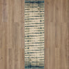 Karastan Expressions Shibori Stripe Indigo Area Rug by Scott Living Main Image