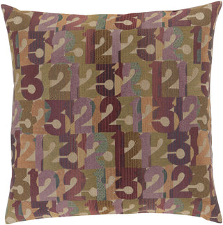 Surya Shoop Follow the Numbers SHP-001 Pillow by Mike Farrell 13 X 19 X 4 Down filled