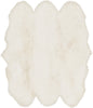 Surya Sheepskin SHS-9600 White Area Rug 6' Square