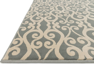 Loloi Shelton HSH05 Mist / Ivory Area Rug Corner Shot