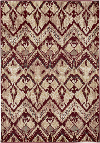 Surya Steinberger SIB-1005 Brown/Red Area Rug 5'3'' X 7'6''