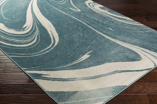 Surya Steinberger SIB-1011 Green/Blue Area Rug Closeup