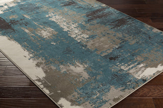 Surya Steinberger SIB-1024 Brown/Blue Area Rug Closeup