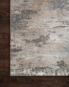 Loloi Sienne SIE-03 Ivory/Sand Area Rug Corner On Wood