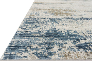 Loloi Sienne SIE-05 Ivory/Azure Area Rug Corner Image Feature